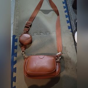 Beige Double Bag